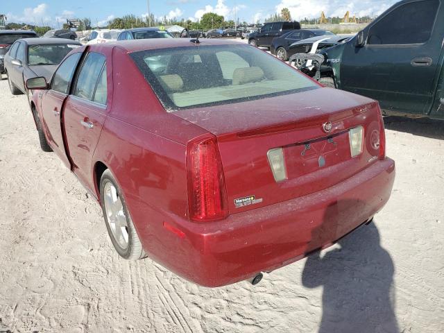 1G6DW67V380196096 - 2008 CADILLAC STS RED photo 3