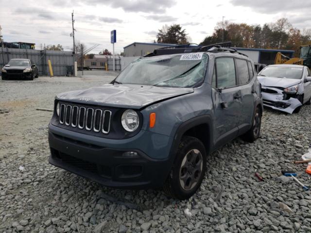 ZACCJBAB2JPH11877 - 2018 JEEP RENEGADE S GRAY photo 9