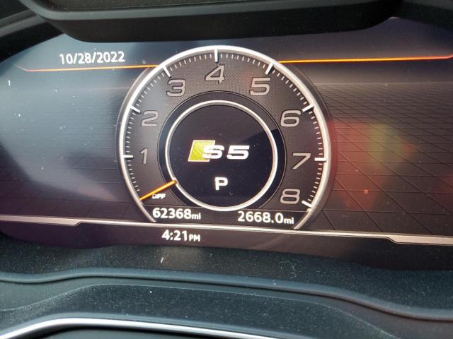 WAUR4AF55JA008320 - 2018 AUDI S5 PRESTIG BLACK photo 8