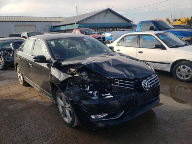 1VWCN7A39DC147693 - 2013 VOLKSWAGEN PASSAT SEL BLACK photo 1