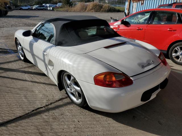 WP0CB2983YU662414 - 2000 PORSCHE BOXSTER S WHITE photo 3