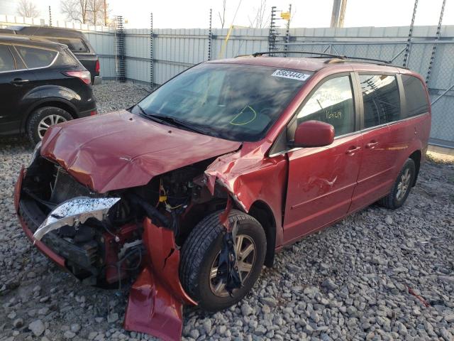 2A8HR54P68R115077 - 2008 CHRYSLER TOWN & COU RED photo 2