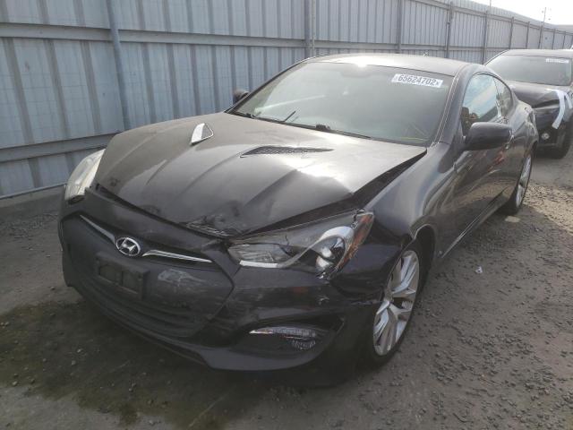 KMHHT6KD3EU114860 - 2014 HYUNDAI GENESIS CO BLACK photo 2