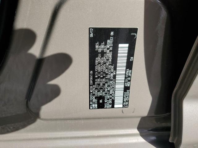 JTLZE4FE2CJ022412 - 2012 TOYOTA SCION XB Boz foto 10