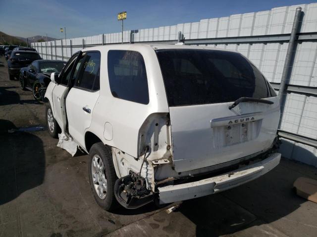 2HNYD18846H549450 - 2006 ACURA MDX TOURIN WHITE photo 3