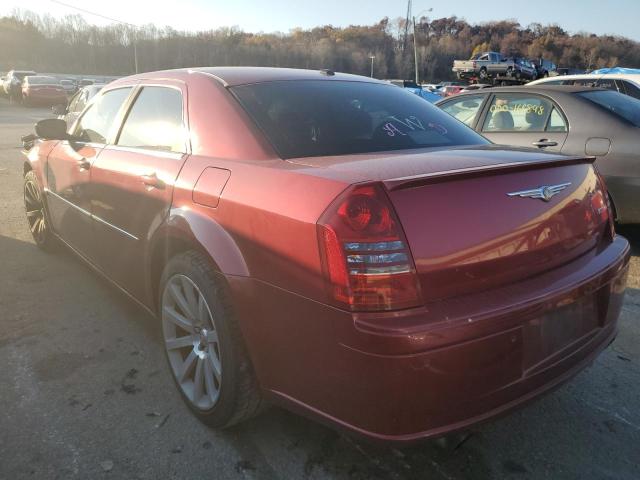 2C3KA73W77H659895 - 2007 CHRYSLER 300C SRT-8 RED photo 3