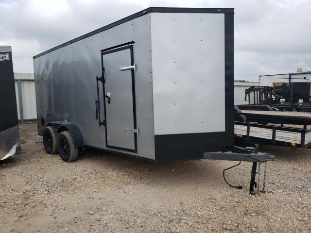 7JKBE1625NH005969 - 2022 CARGO TRAILER GRAY photo 1