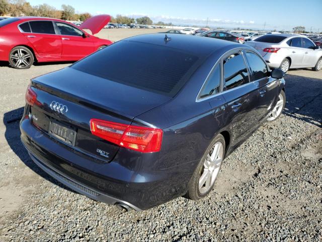 WAUHGAFC9EN075678 - 2014 AUDI A6 PRESTIG BLUE photo 4