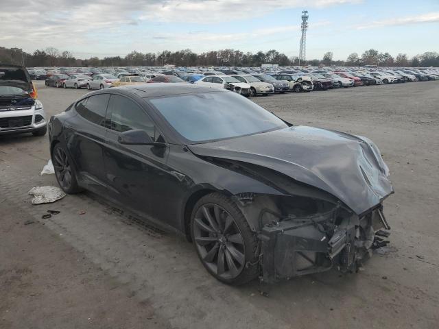 5YJSA1H28FF080949 - 2015 TESLA MODEL S 85 BLACK photo 1