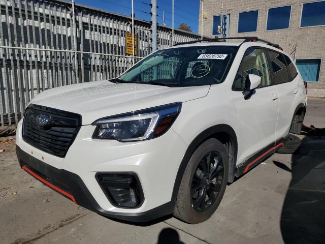 JF2SKALC3MH407169 - 2021 SUBARU FORESTER S თეთრი ფოტო 2