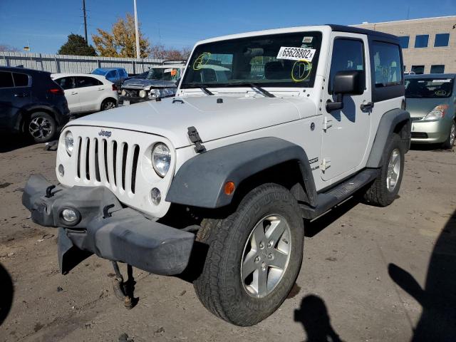 1C4AJWAGXFL550152 - 2015 JEEP WRANGLER S WHITE photo 2