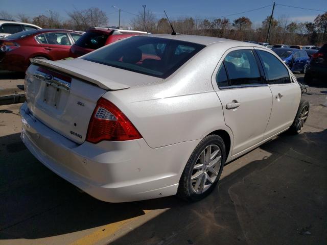 3FAHP0JG3BR209333 - 2011 FORD FUSION SEL WHITE photo 4