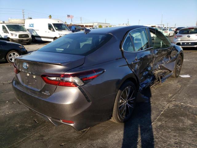 4T1S31AK3NU590082 - 2022 TOYOTA CAMRY NIGH GRAY photo 4