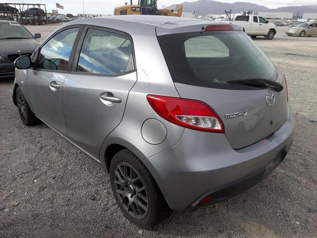 JM1DE1KZ4D0153121 - 2013 MAZDA MAZDA2 GRAY photo 3