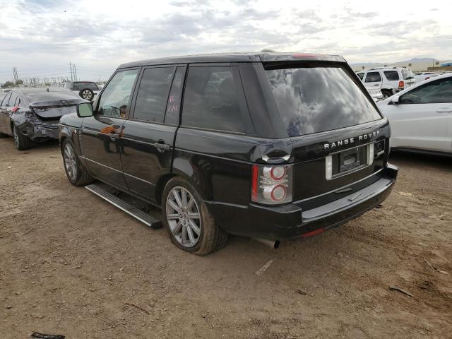 SALMF1E43AA327563 - 2010 LAND ROVER RANGE ROVE BLACK photo 3