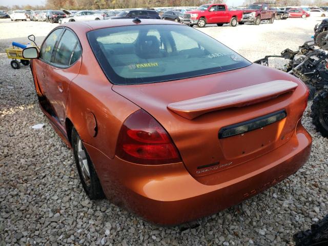 2G2WS522541163984 - 2004 PONTIAC GRAND PRIX ნარინჯისფერი ფოტო 3