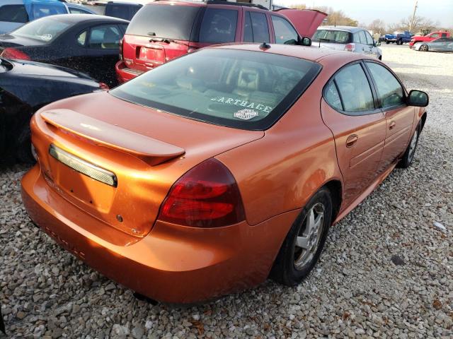 2G2WS522541163984 - 2004 PONTIAC GRAND PRIX ნარინჯისფერი ფოტო 4