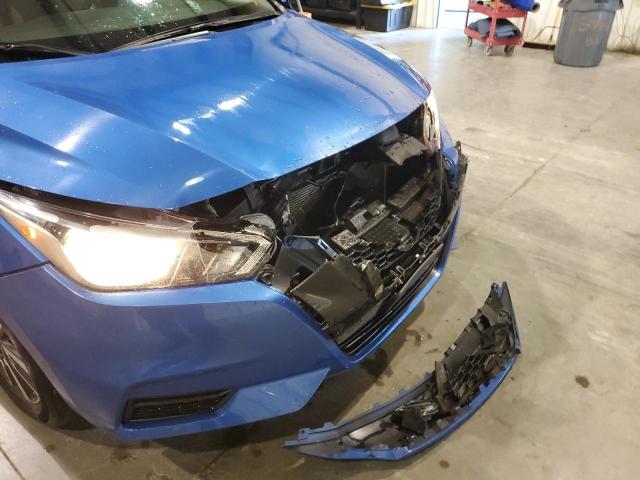 3N1CN8EVXML863014 - 2021 NISSAN VERSA SV BLUE photo 9