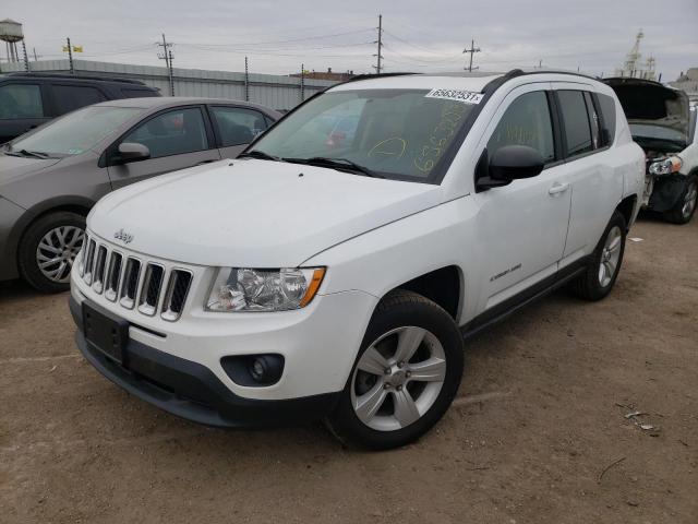 1J4NF1FB6BD259472 - 2011 JEEP COMPASS SP WHITE photo 2