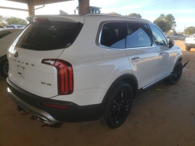 5XYP54HC6LG026560 - 2020 KIA TELLURIDE WHITE photo 4