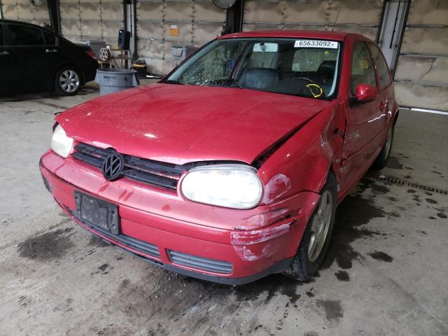 WVWDC21J21W159161 - 2001 VOLKSWAGEN GTI GLS RED photo 2