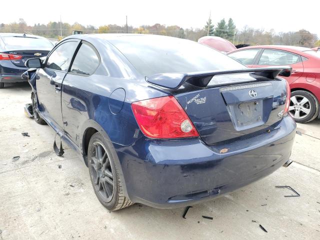 JTKDE167370176282 - 2007 TOYOTA SCION TC Mavi fotoğraf 3