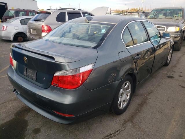 WBANA53524B173078 - 2004 BMW 5 SERIES GRAY photo 4