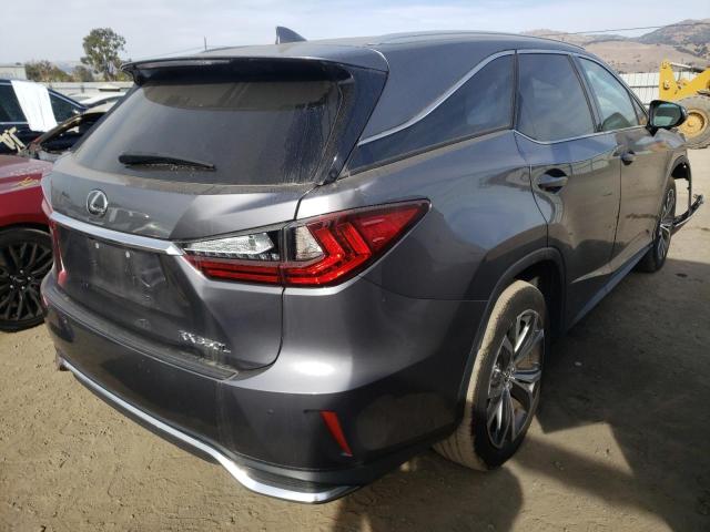 JTJDZKCAXJ2008682 - 2018 LEXUS RX 350 L GRAY photo 4