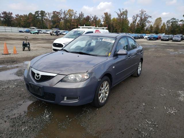 JM1BK32F471700386 - 2007 MAZDA 3 I GRAY photo 2