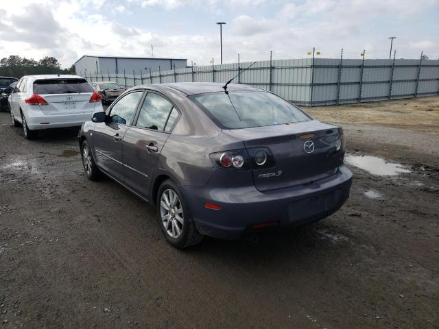 JM1BK32F471700386 - 2007 MAZDA 3 I GRAY photo 3