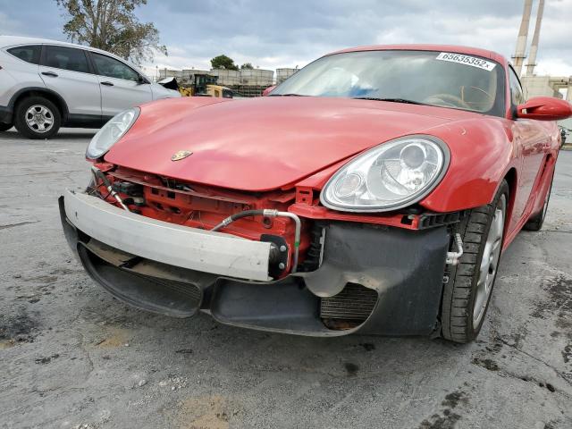 WP0AB29886U780950 - 2006 PORSCHE CAYMAN S RED photo 9