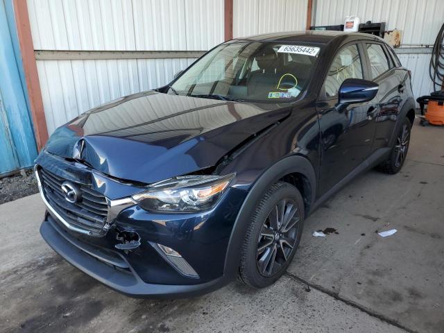 JM1DKFC73J1324207 - 2018 MAZDA CX-3 TOURI BLUE photo 2