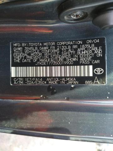 JTKDE167660138494 - 2006 TOYOTA SCION TC BLACK photo 10