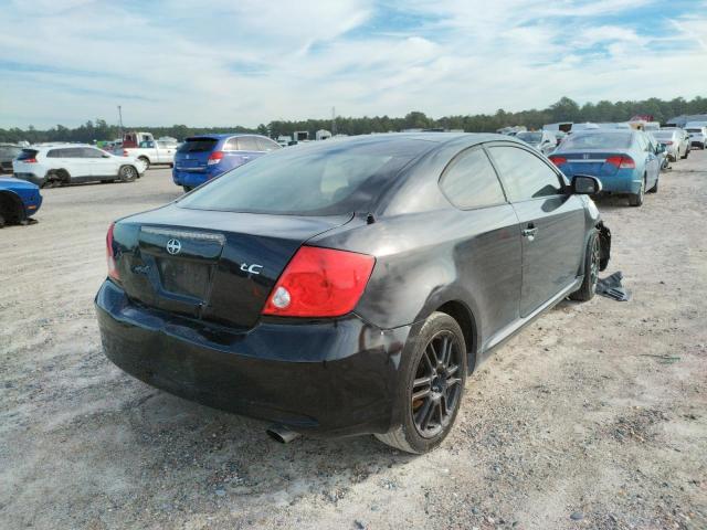 JTKDE167660138494 - 2006 TOYOTA SCION TC BLACK photo 4