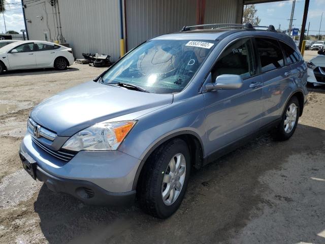 JHLRE48777C046020 - 2007 HONDA CR-V EXL BLUE photo 2