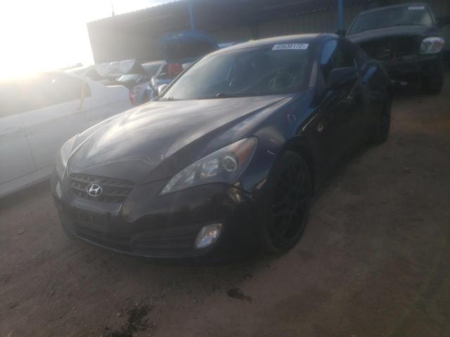 KMHHU6KH3BU062562 - 2011 HYUNDAI GENESIS CO BLACK photo 2