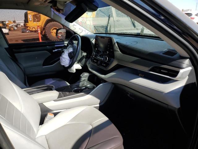 5TDHZRAH1LS015755 - 2020 TOYOTA HIGHLANDER Կապույտ լուսանկար 5