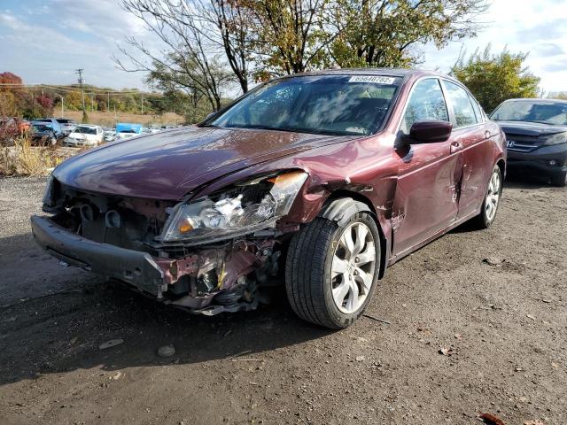 1HGCP26868A156634 - 2008 HONDA ACCORD EXL BURGUNDY photo 2