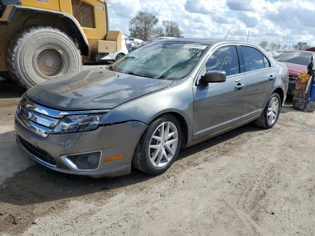 3FAHP0JA0AR226522 - 2010 FORD FUSION SEL GRAY photo 2