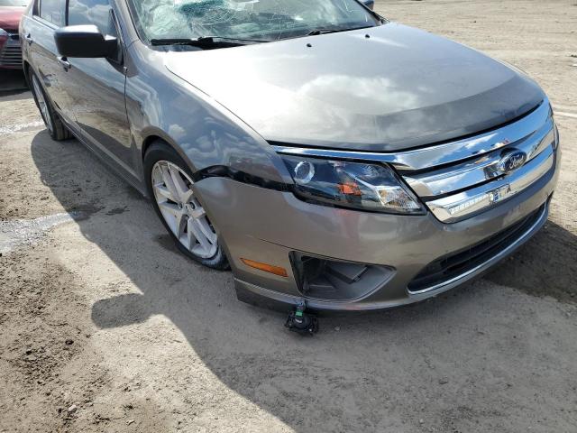 3FAHP0JA0AR226522 - 2010 FORD FUSION SEL GRAY photo 9