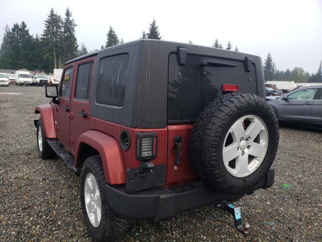 1J4GA59117L151372 - 2007 JEEP WRANGLER S BURGUNDY photo 3