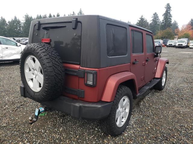 1J4GA59117L151372 - 2007 JEEP WRANGLER S BURGUNDY photo 4