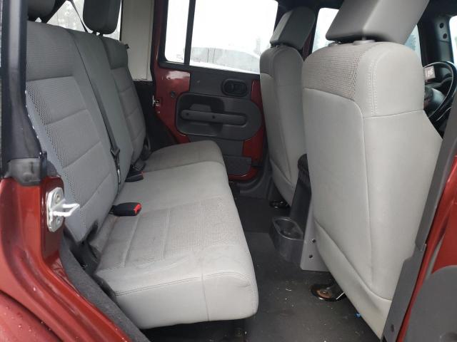 1J4GA59117L151372 - 2007 JEEP WRANGLER S BURGUNDY photo 6