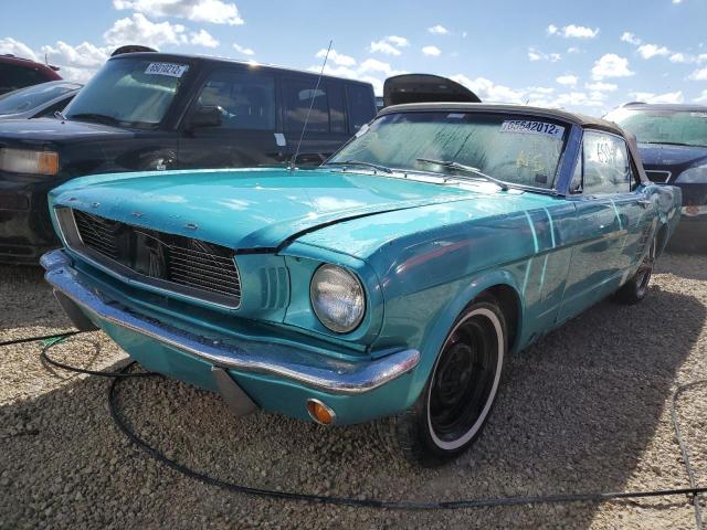 6F08T224178 - 1966 FORD MUSTANG TURQUOISE photo 2