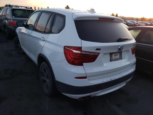 5UXWX5C58BL712329 - 2011 BMW X3 XDRIVE2 WHITE photo 3