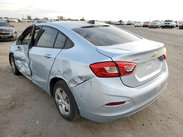 1G1BC5SM5J7211337 - 2018 CHEVROLET CRUZE LS SILVER photo 3