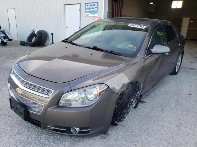 1G1ZE5E06CF166712 - 2012 CHEVROLET MALIBU LTZ ნაცრისფერი ფოტო 2