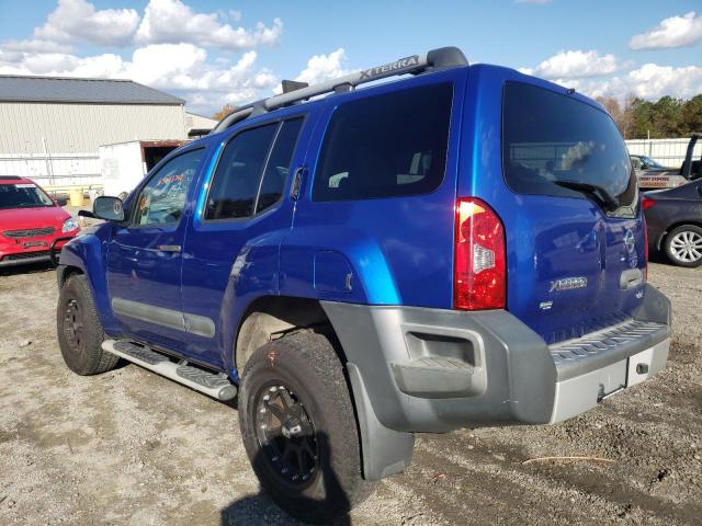 5N1AN0NW8EN812154 - 2014 NISSAN XTERRA X BLUE photo 3