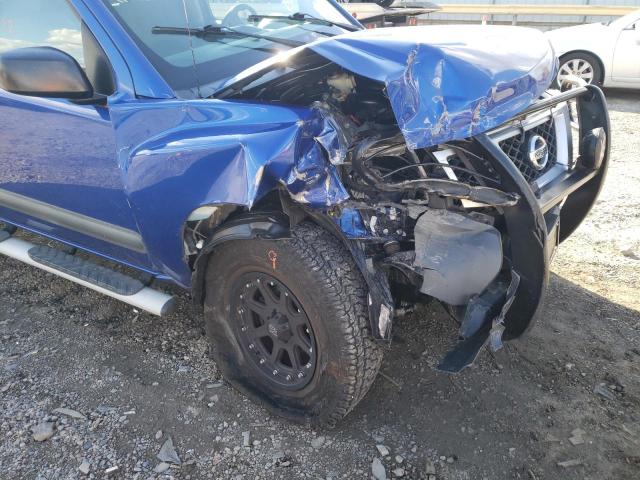 5N1AN0NW8EN812154 - 2014 NISSAN XTERRA X BLUE photo 9