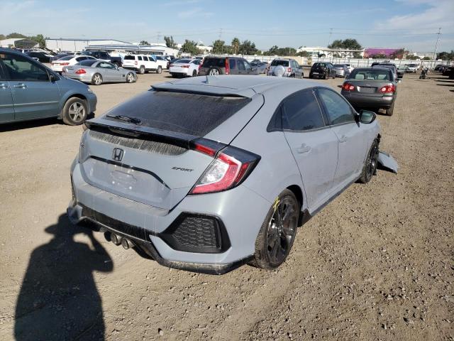 SHHFK7H47KU409393 - 2019 HONDA CIVIC SPOR 灰色 照片 4